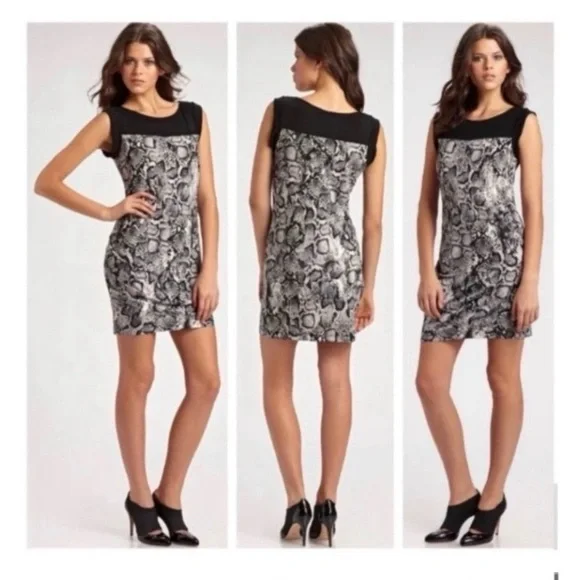 BCBGMaxazria Animal Print Dress - Picture 2 of 5